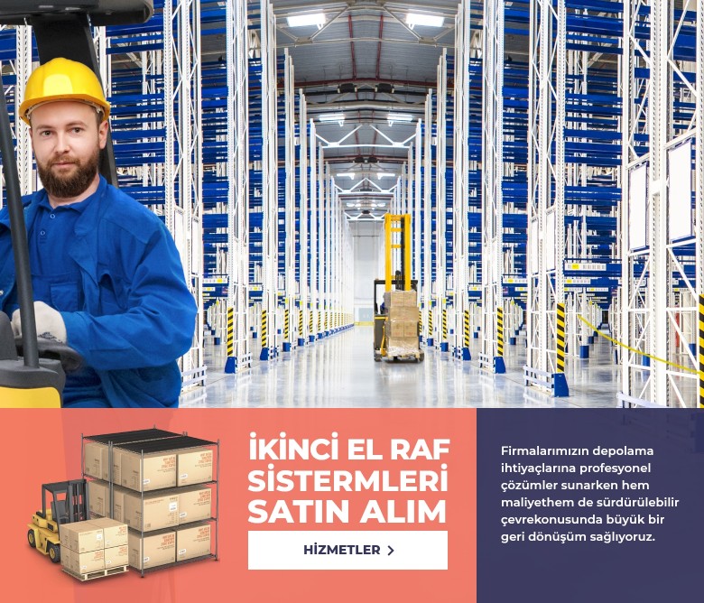 Ikinci El Raf Sistemleri 2 El Agir Yuk Depo Rafi 2 El Raf Alim Satim